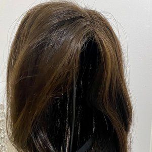 Rene of Paris Wigs - Long Top Piece Synthetic Topper Dark Chocolate